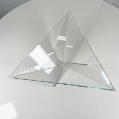 John Seitz 1988 Pyramid Modern Glass Art Bowl John Seitz - 2944447