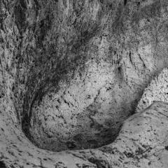 John Stathatos Earth VII Black and White Photograph Cave Rocks Natural Landscape Geology - 3819053