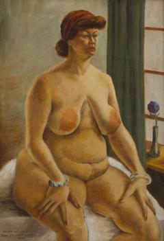 John Steuart Curry Hilda Nellis Seated Nude Woman - 564218