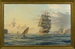 John Stobart Clipper Ship Dashing Wave Entering the Golden Gate San Francisco - 2836085