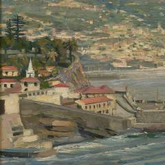 John Stobart Funchal Bay Madeira From Belmond Reids Palace Hotel 1960 - 2836079