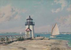 John Stobart Nantucket Brant Point Light - 3117865