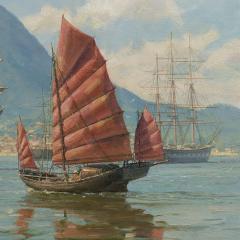 John Stobart Unloading in Hong Kong the Dashing Wave  - 2836080