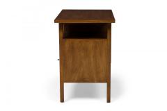 John Stuart American Mid Century Walnut Slat Front Right Cabinet Nightstands - 4634049