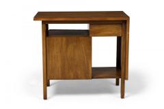 John Stuart American Mid Century Walnut Slat Front Right Cabinet Nightstands - 4634051