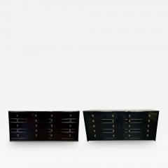 John Stuart Compatible Pair Mid Century Modern Dressers Chests by Paul Frankl John Stuart - 3279932