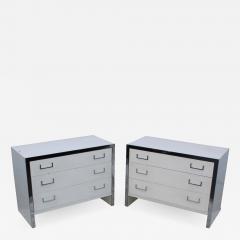 John Stuart John Stuart Chrome And Lacquer Dressers - 1085870