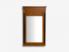 John Stuart John Stuart Empire Style Stained Wood Giltwood Wall Mirror USA 1950s - 4094674