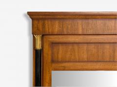 John Stuart John Stuart Empire Style Stained Wood Giltwood Wall Mirror USA 1950s - 4094677