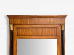 John Stuart John Stuart Empire Style Stained Wood Giltwood Wall Mirror USA 1950s - 4094678
