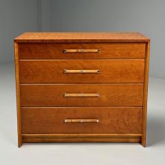 John Stuart John Stuart Mid Century Modern Dressers Birdseye Maple Chrome USA 1960s - 3776409