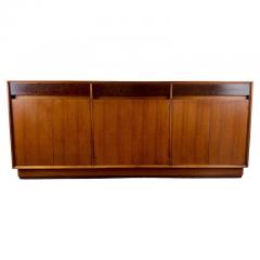 John Stuart John Stuart Mid Century Modern Walnut and Burl Wood Sideboard Credenza - 3450601