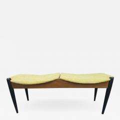 John Stuart Lovely Mid Century Modern Two Seat Bench by John Stuart - 1762185