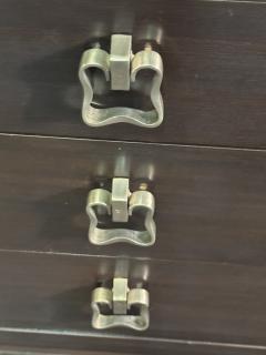 John Stuart MID CENTURY PAIR OF COMMODES WITH NICKELED BRONZE HANDLES BY JOHN STUART - 4274004