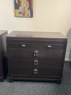 John Stuart MID CENTURY PAIR OF COMMODES WITH NICKELED BRONZE HANDLES BY JOHN STUART - 4274011
