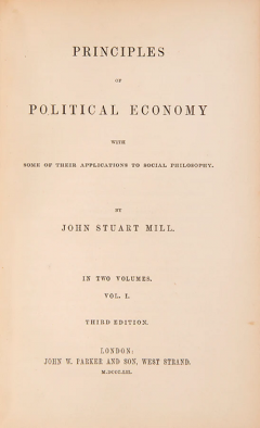 John Stuart MILL Principles of Political Economy by John Stuart MILL - 3712262