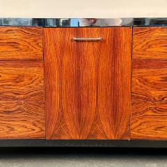 John Stuart Mid Century Modern Milo Baughman Rosewood Dresser for John Stuart Chrome Accent - 3259357