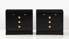 John Stuart Pair of 1960s John Stuart Ebonized Dressers  - 3262213