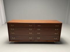 John Stuart Paul Frankl John Stuart Mid Century Modern Dresser Walnut Brass USA 1950s - 3453375