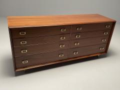 John Stuart Paul Frankl John Stuart Mid Century Modern Dresser Walnut Brass USA 1950s - 3453376