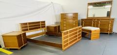 John Stuart Rare Mid Century Modern Paul Frankl for John Stuart Complete 1950s Bedroom Set - 2968759