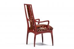 John Stuart Set of 16 John Stuart Dining Chairs in Sun Dried Tomato with Deer Print Cowhides - 4549147