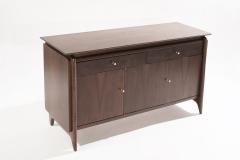 John Stuart Walnut Console by John Stuart 1950s - 2324704