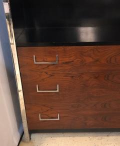 John Stuart West John Stuart for Baughman Mid Century Modern Bookcase Ebony and Rosewood - 2990667