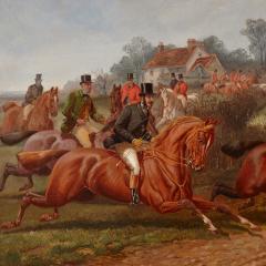 John Sturgess Pair of English antique horse paintings by Sturgess - 3326260