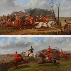 John Sturgess Pair of English antique horse paintings by Sturgess - 3327370