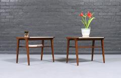 John Van Koert John Van Koert Profile Travertine Top Side Tables for Drexel - 4579146