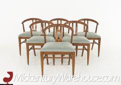 John Van Koert John Van Koert for Drexel Mid Century Walnut Dining Chairs Set of 6 - 2580444
