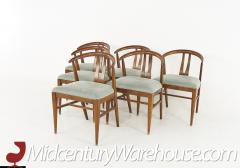 John Van Koert John Van Koert for Drexel Mid Century Walnut Dining Chairs Set of 6 - 2580445