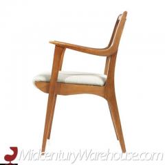 John Van Koert John Van Koert for Drexel Mid Century Walnut Dining Chairs Set of 6 - 3513832