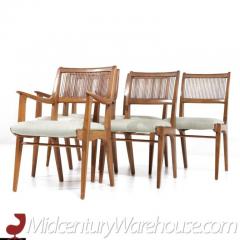 John Van Koert John Van Koert for Drexel Mid Century Walnut Dining Chairs Set of 6 - 3513833