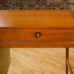 John Van Koert Mid Century walnut desk w side extension designed by John Van Koert for Drexel - 2033438