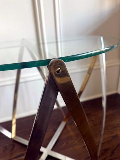 John Vesey Barrel Form Brass Accent Side Table by John Vesey - 4439125