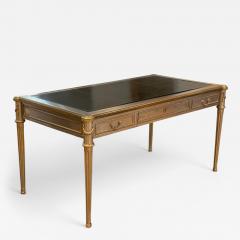 John Vesey John Vesey Louis XVI Style Steel Bronze Rare Writing Desk USA 1960s - 4031048