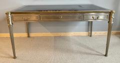 John Vesey John Vesey Mid Century Modern Desk or Bureau plat Steel and Bronze - 2938781