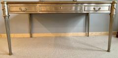 John Vesey John Vesey Mid Century Modern Desk or Bureau plat Steel and Bronze - 2938782