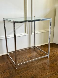 John Vesey Modern Aluminum Brass Side Table by John Vesey - 4291586