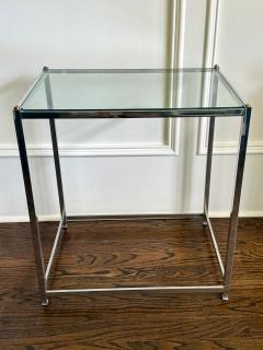John Vesey Modern Aluminum Brass Side Table by John Vesey - 4291587