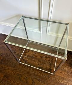 John Vesey Modern Aluminum Brass Side Table by John Vesey - 4291589
