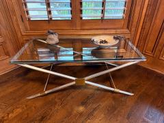 John Vesey Rare X leg Coffee Table V 41 by John Vesey - 4449163