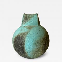 John Ward Ceramic Vessel with Geometrical Glaze by John Ward - 3133965