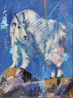 John Webster Goat Study Blue - 3486218