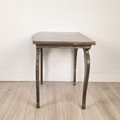 John Wheatman Custom Copper Top Table with Antique Legs - 4774749