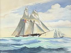 John Whittock Topsail Schooner under Full Sail  - 4796442