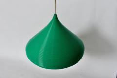 John and Sylvia Reid John Sylvia Reid Rotaflex Green Onion Hanging Pendant 1950s - 3050727