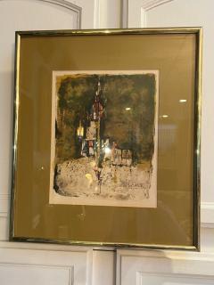 Johnny Friedlaender MID CENTURY ABSTRACT LITHOGRAPH BY JOHNNY FRIEDLAENDER - 2940794